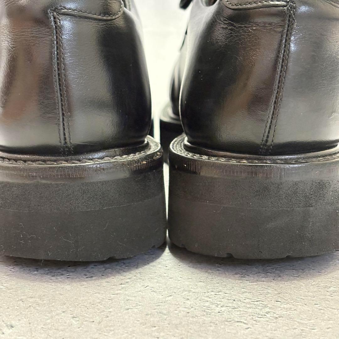 ダブルエイチ　WH (65) 革靴　レザーシューズ　プレーントゥ　レースアップ