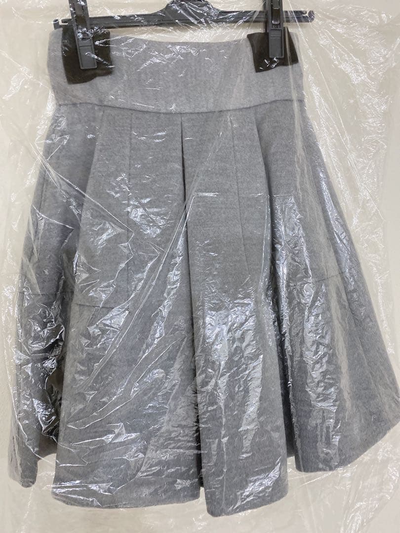新品セブンテン☆ハイウエストキュロット☆グレー　Sサイズ
