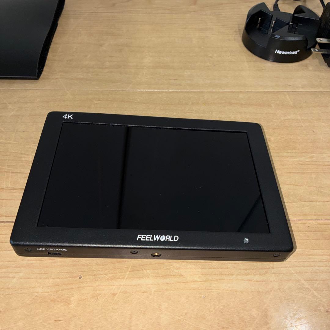バッテリー3つセット7インチ 液晶モニター4K （FEELWORLD T7