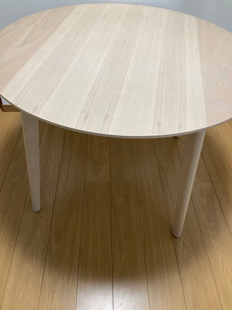 IKEA LISABO木製 円形ダイニングテーブル