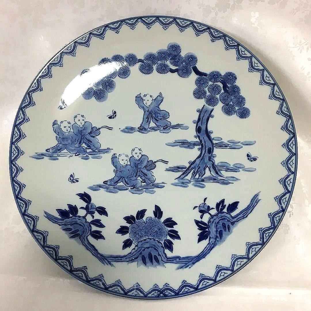 直径 40㌢　大皿　　肥前　鍋島