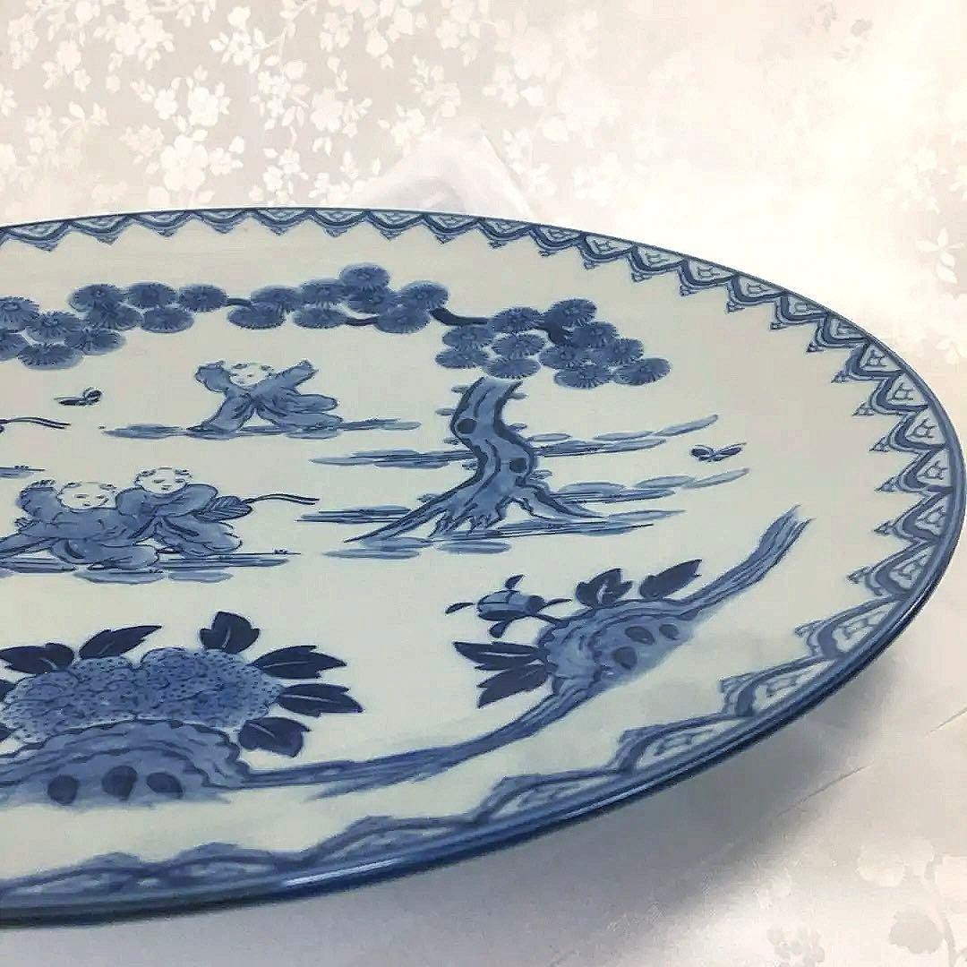 直径 40㌢　大皿　　肥前　鍋島