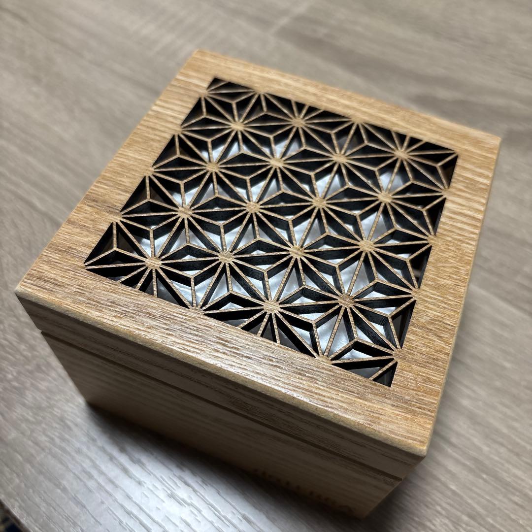 幾何学模様の木製コレクションボックス M109748315 - 小物入れ新品