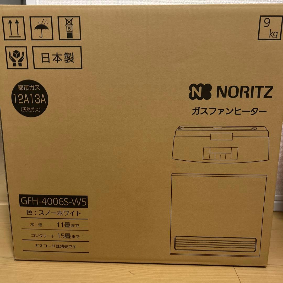 NORITZ ガスファンヒーター GFH-4006S-W5