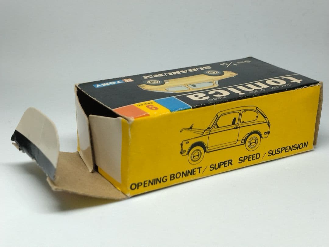 トミカ 9 スバル R2 緑 白シート 黒箱 緑色指定箱 日本製 レアモデル