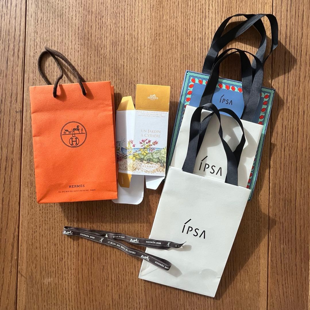 エルメス 紙袋・リボン・香水空箱、IPSA紙袋 - メルカリ