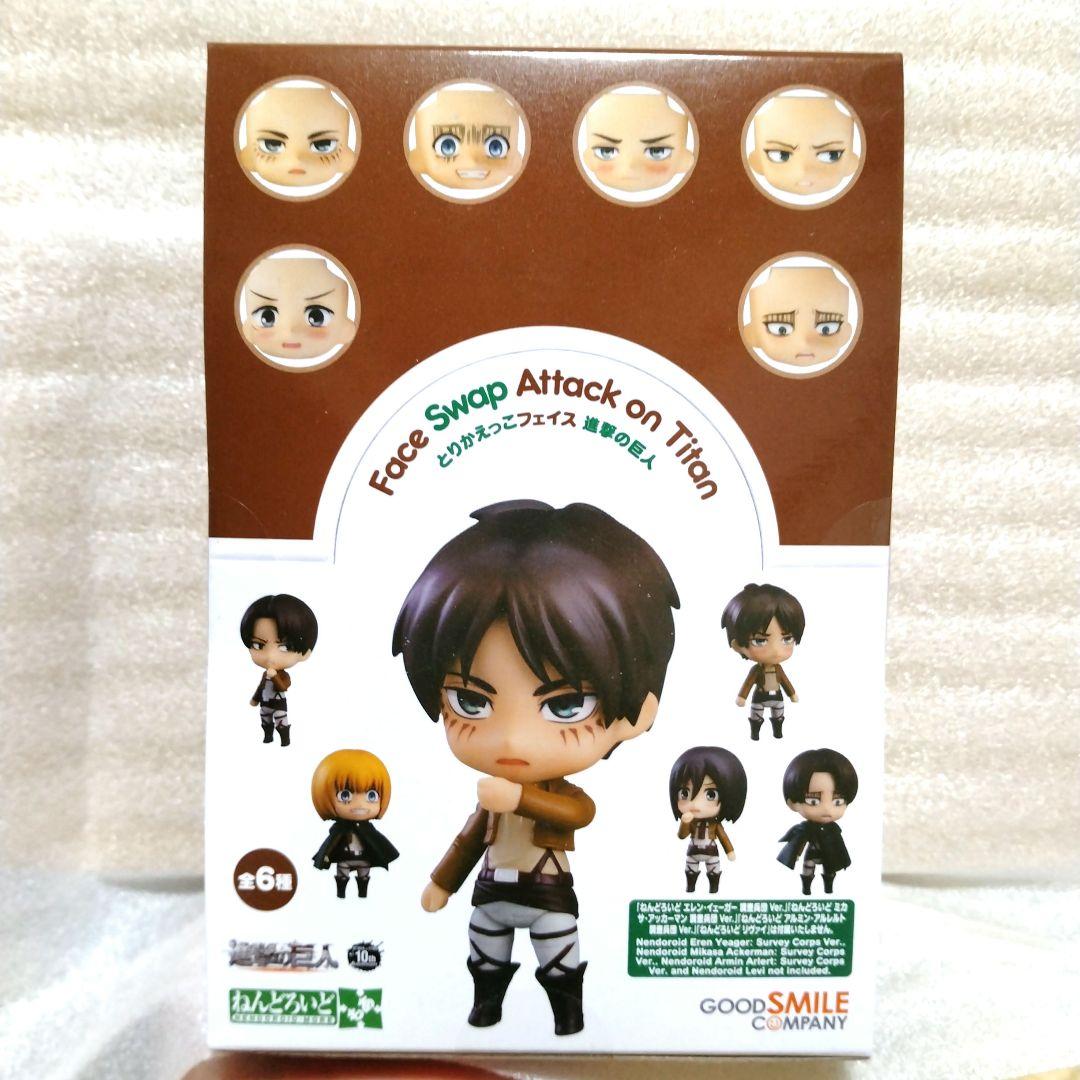 ねんどろいどもあ とりかえっこフェイス 進撃の巨人 1BOX6個入り(全6種)