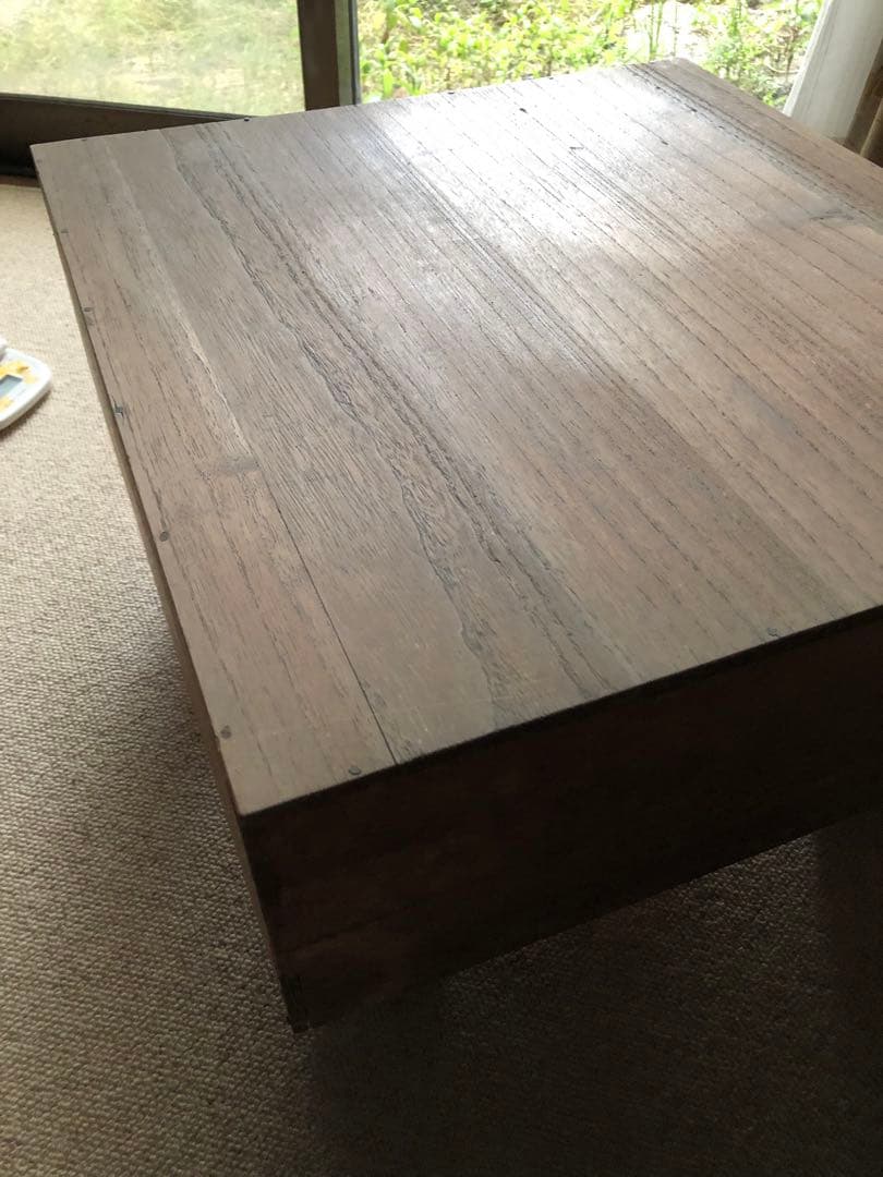 時代　囲碁盤　脚付　カバー付