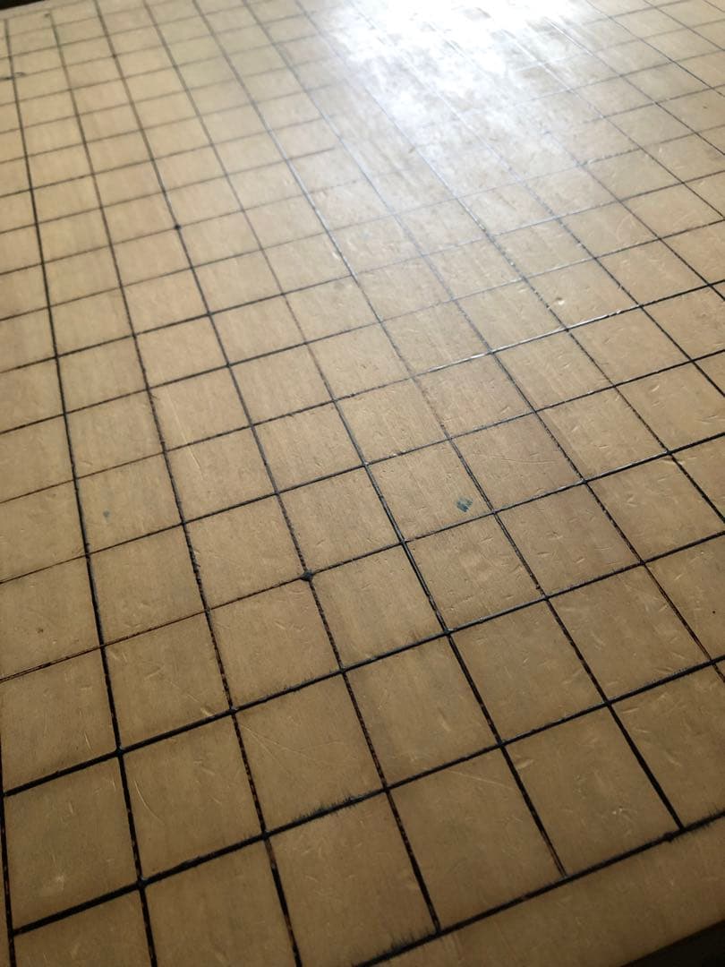 時代　囲碁盤　脚付　カバー付