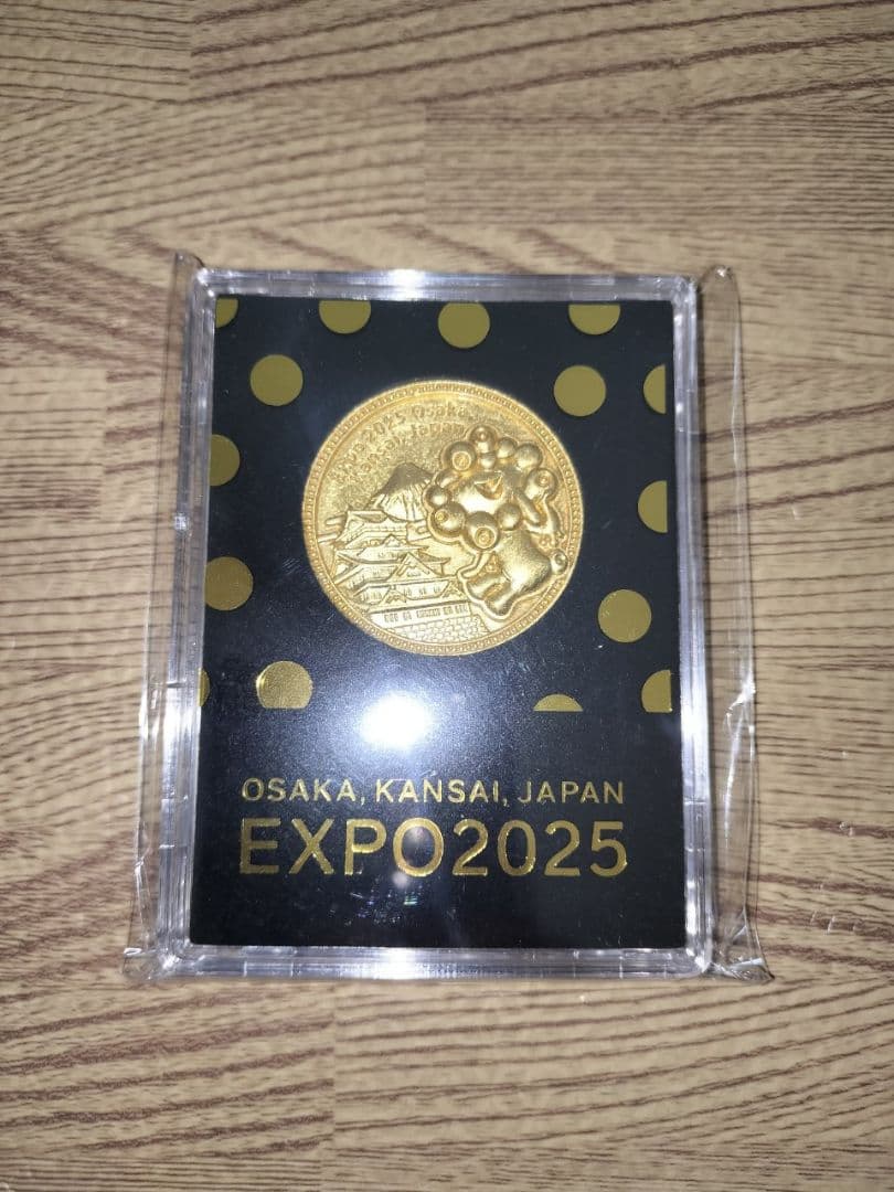 EXPO2025 大阪万博 記念メダル 金箔 ミャクミャク2枚