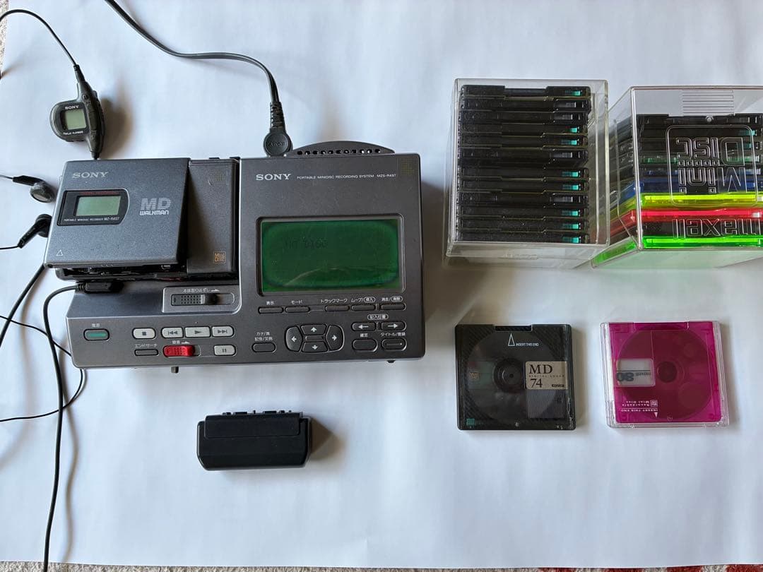 【SONY】MD WALKMAN〈MZ-R4ST〉+空ディスク【動作検証済⭐︎】 Sony Walkman MZ-R4ST Manuals | ManualsLib