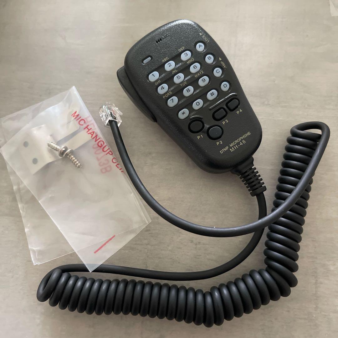 DTMFハンドヘルドマイク MH-48 6ピンスピーカーマイク N11061