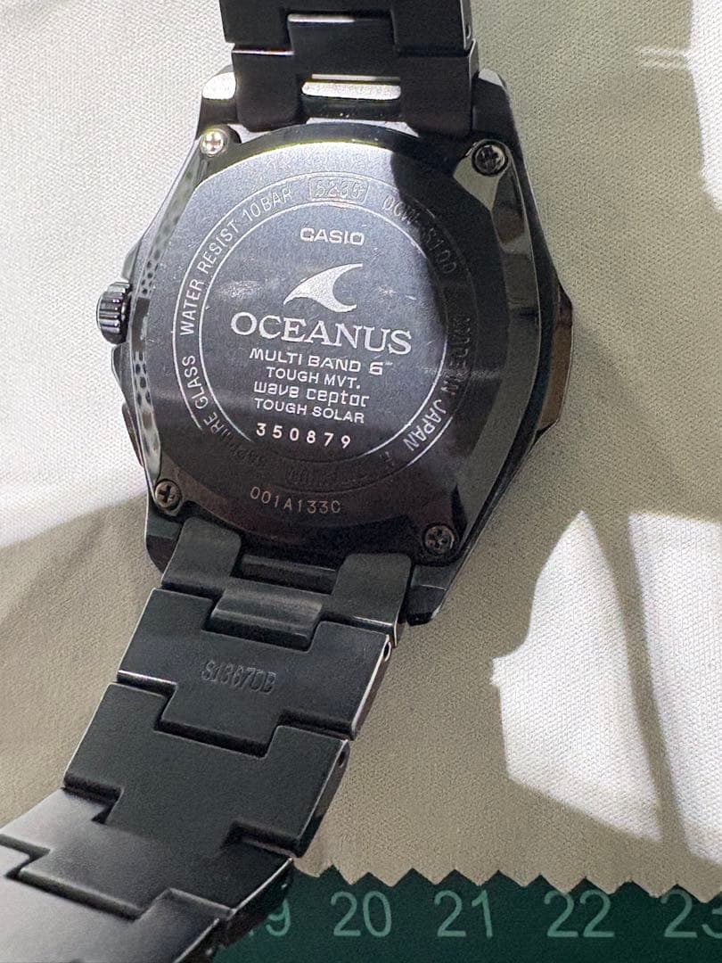 OCEANUS OCW-S100B-1AJF ブラック腕時計