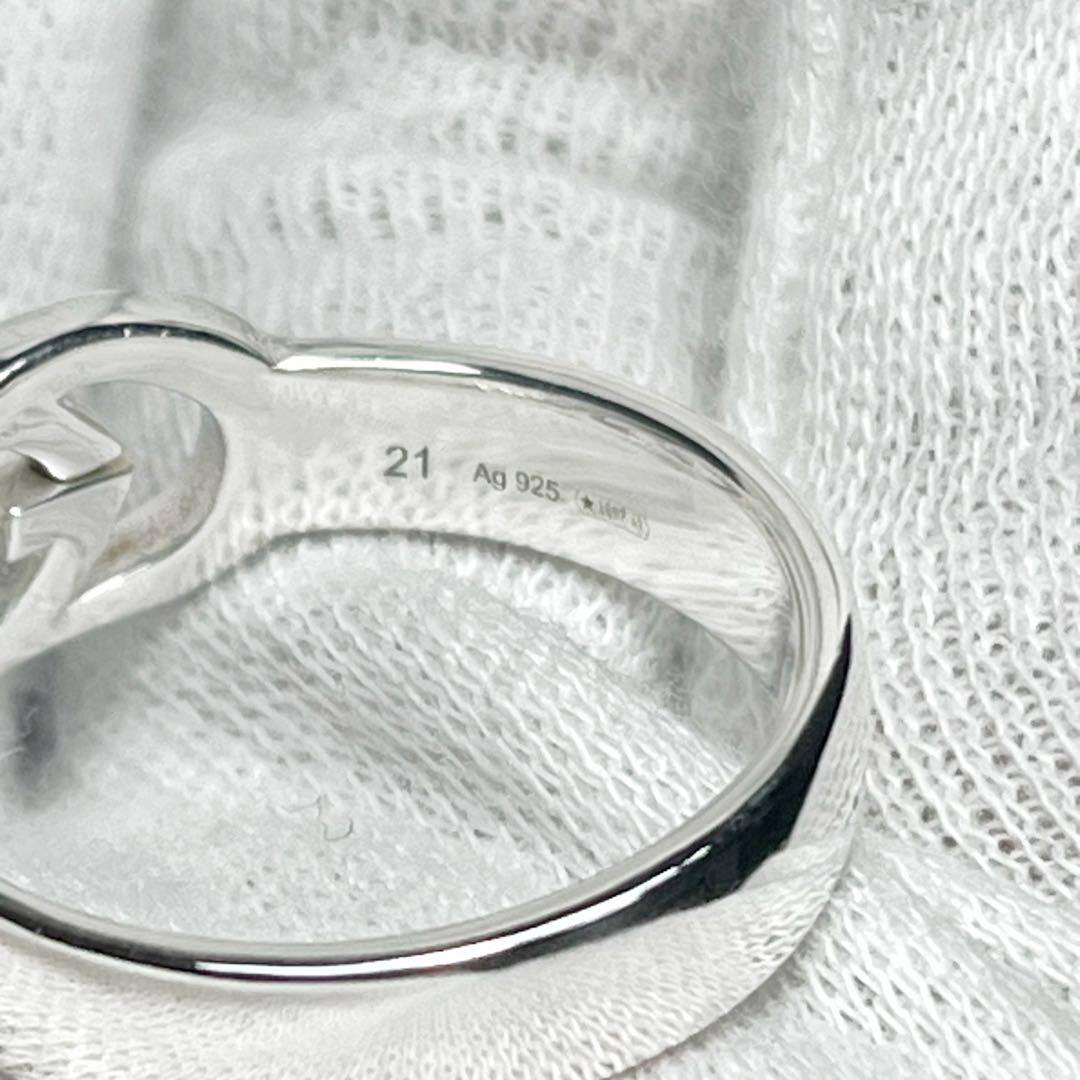 極美品‼️GUCCI 指輪　インターロッキングリング　20号