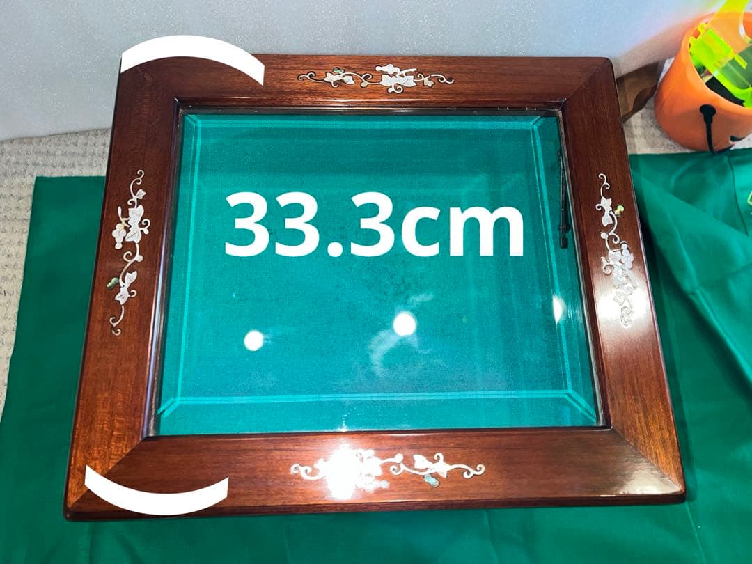 送料 無料家具・インテリア - 螺鈿細工 花梨 宝石箱 棚 箪笥 唐木