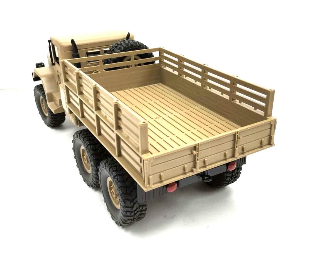 1/16ミリタリートラックラジコン　6輪駆動クローラー　WPL　B-16黄色