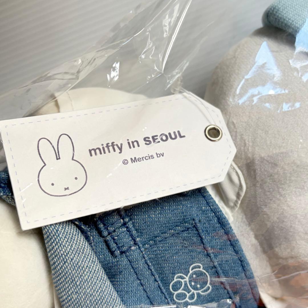 韓国限定】ミッフィー デニムエディション ぬいぐるみ 白 - メルカリ