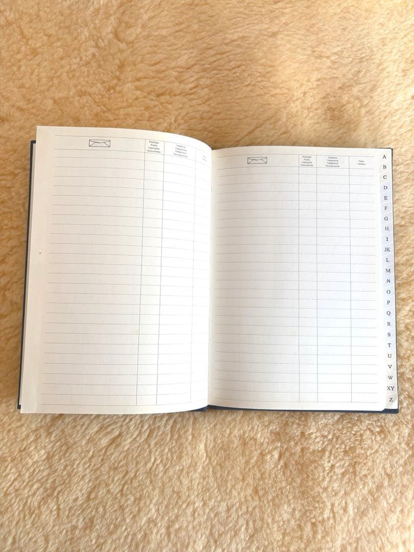 銀プレートのアドレス帳 イタリア 老舗Casa dell'Argento社製