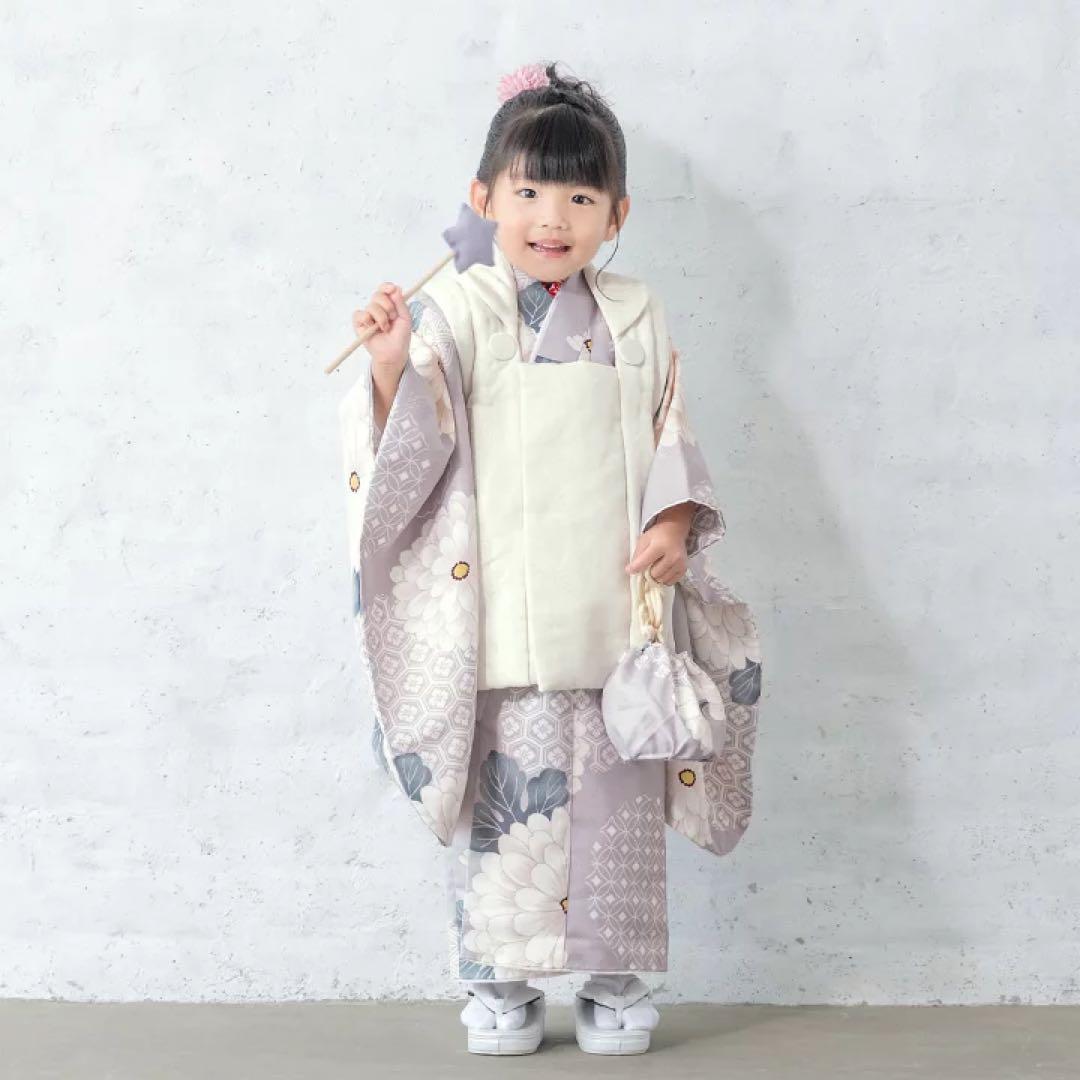 七五三 着物セット 花柄　女の子
