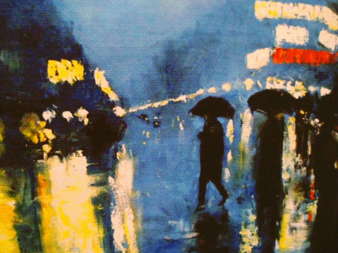 キャンバスアート レッサー・ユリィ「夜のポツダム広場」 - メルカリ