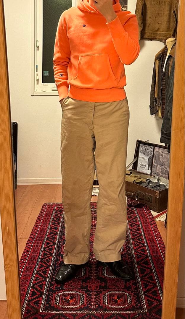 Mimi様 40s Lee チノパン ワークパンツ 黒タグ - メルカリ