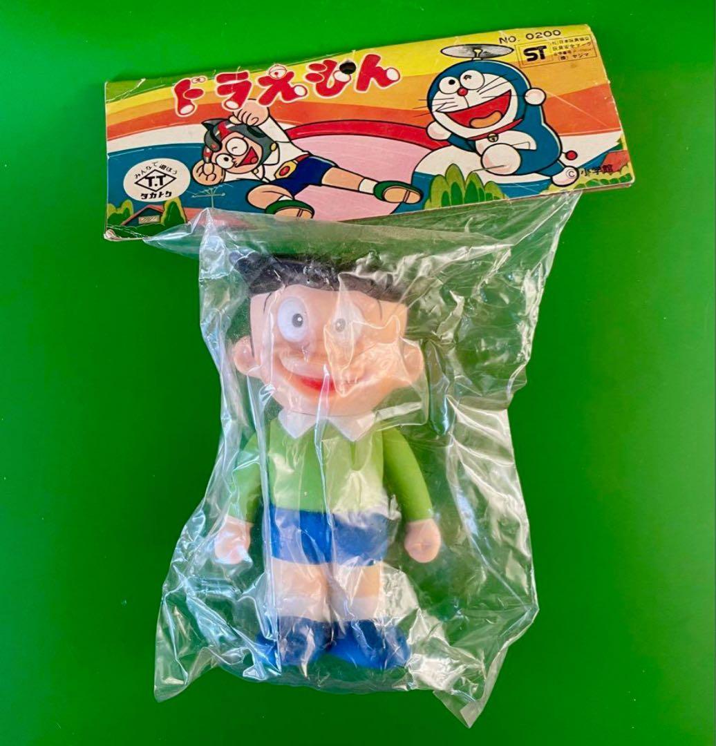 特価ドラえもん スネ夫 タカトク ソフビ人形 デッドストック未開封新品 当時物