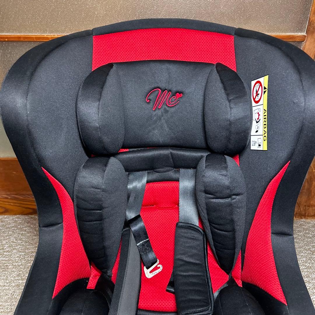 【美品】西松屋 チャイルドシート マムズキャリー・レジェ シートベルト固定