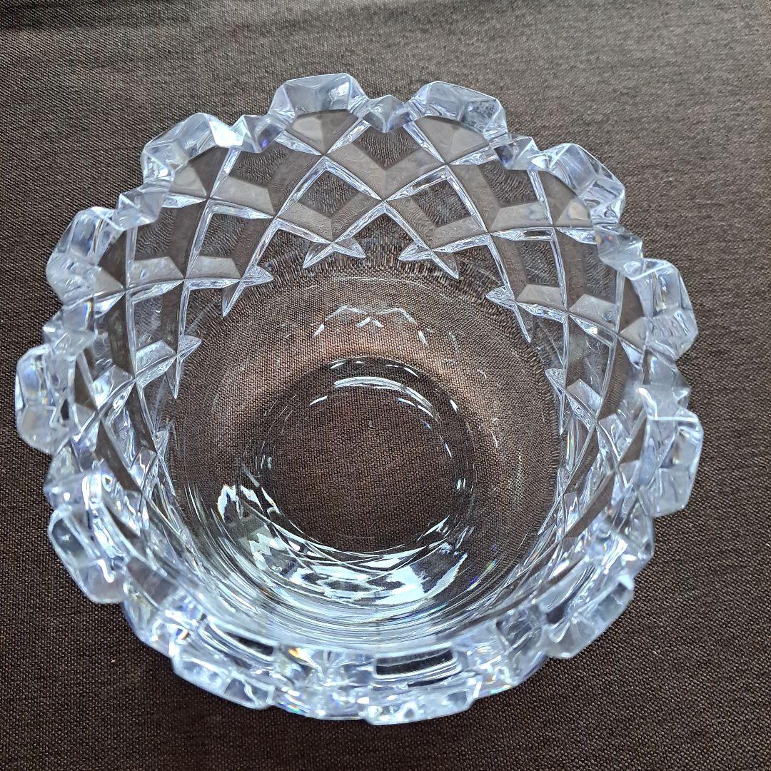 Sweden Orrefosクリスタルガラスボウル花瓶小物入置物
