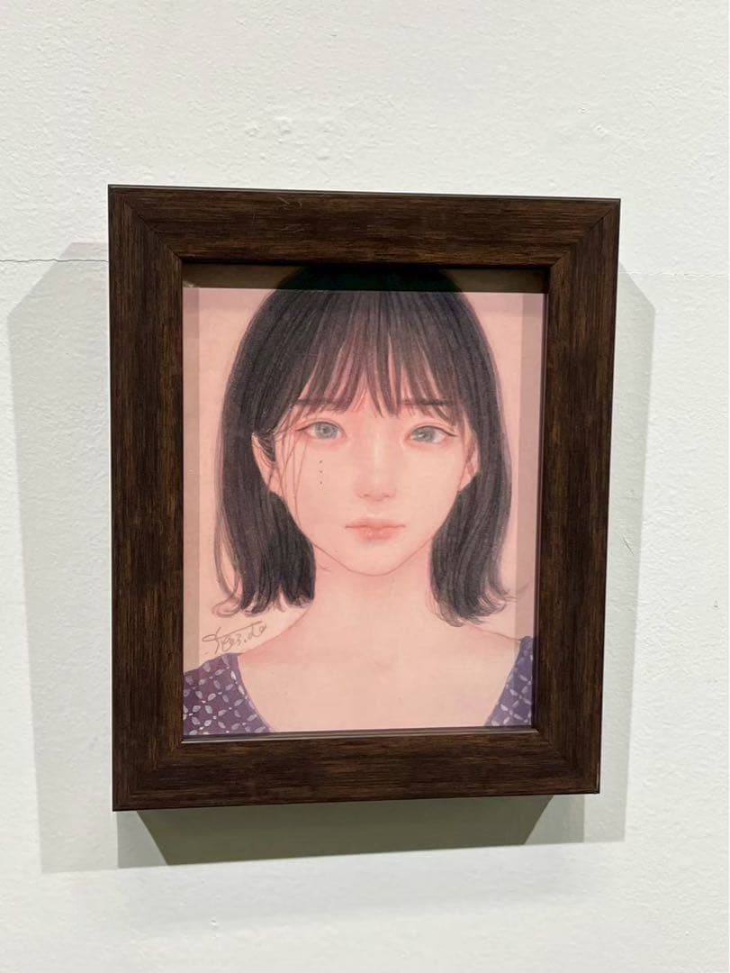 むらまつちひろ「eyes-1」2021年作品