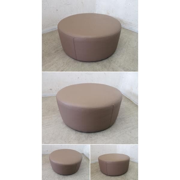 展示品■デンマーク■ボーコンセプト■総革■オットマン■スツール■高級■北欧モダン