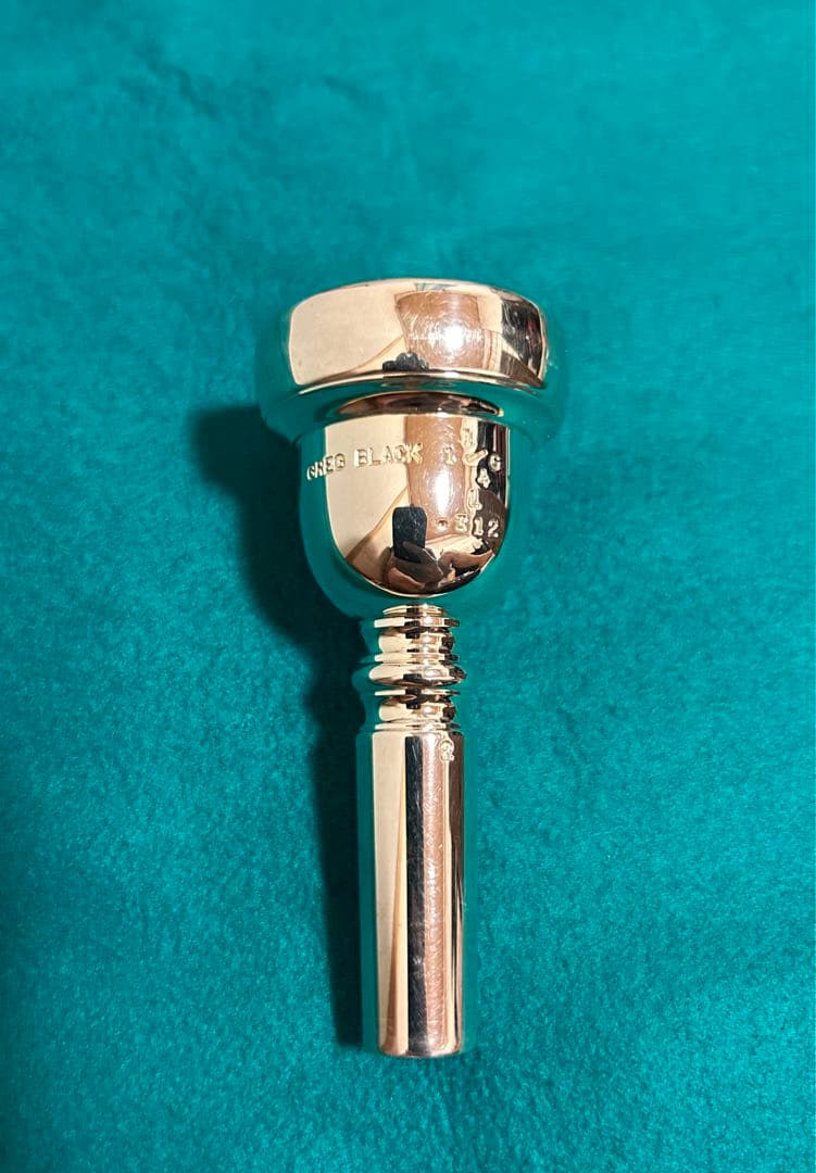 限定】GREG BLACK 1-1/8G .312 トロンボーン マウスピース