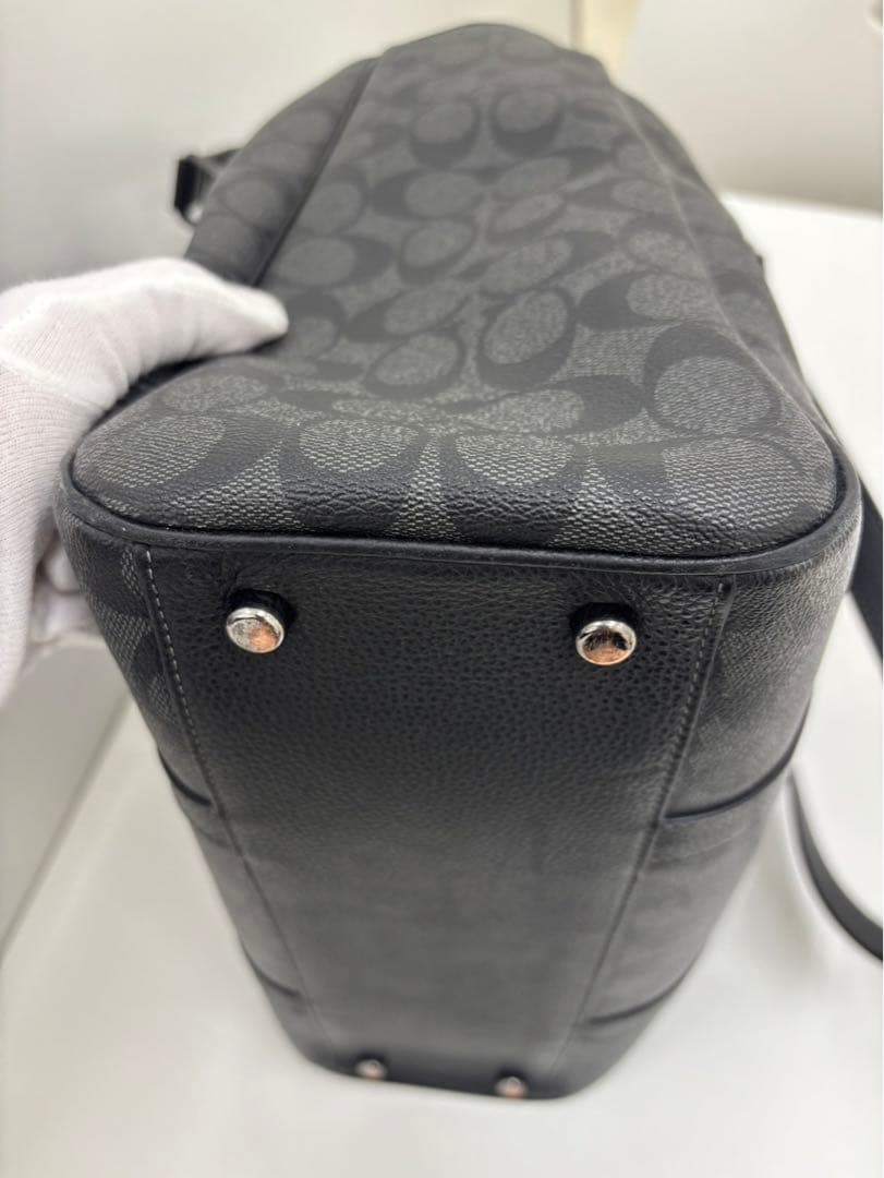 や*中様 Coach コーチ ハドソン ダブル ハンドル 定価約10万円