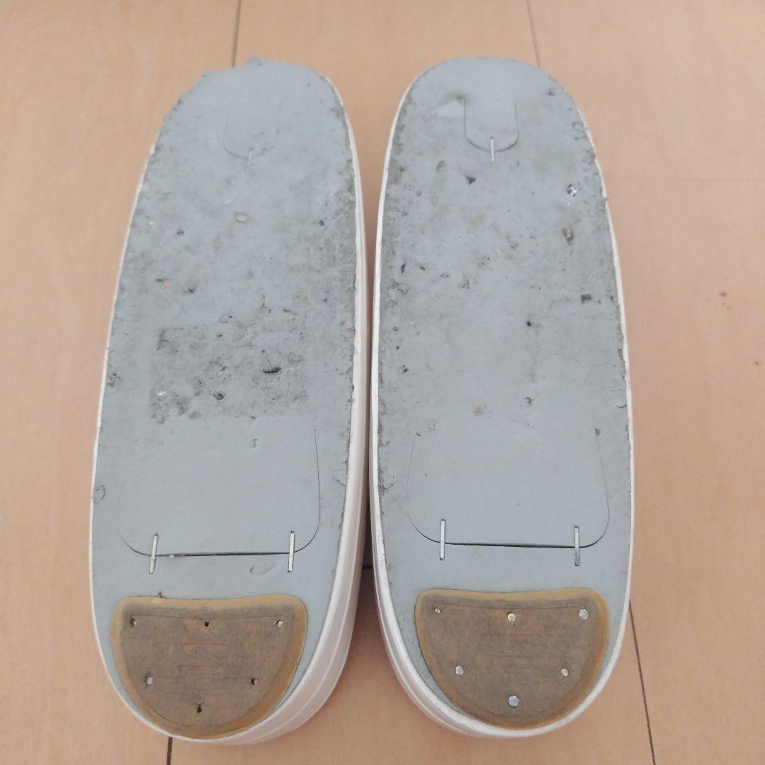 パール装飾の円形バッグと草履のセット 白 成人式