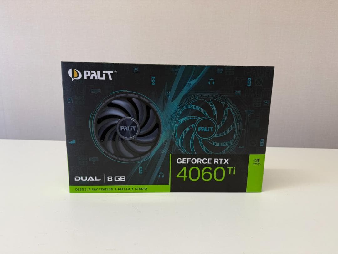 【新品未開封】RTX4060Ti 8GB PNY GeForce RTX 4060 Ti 8GB OC XLR8 Gaming VERTO Dual Fan