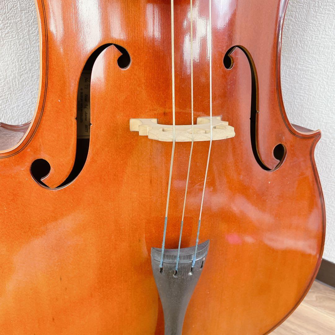 SUZUKI チェロ 4/4 No.72 1977 虎杢が綺麗