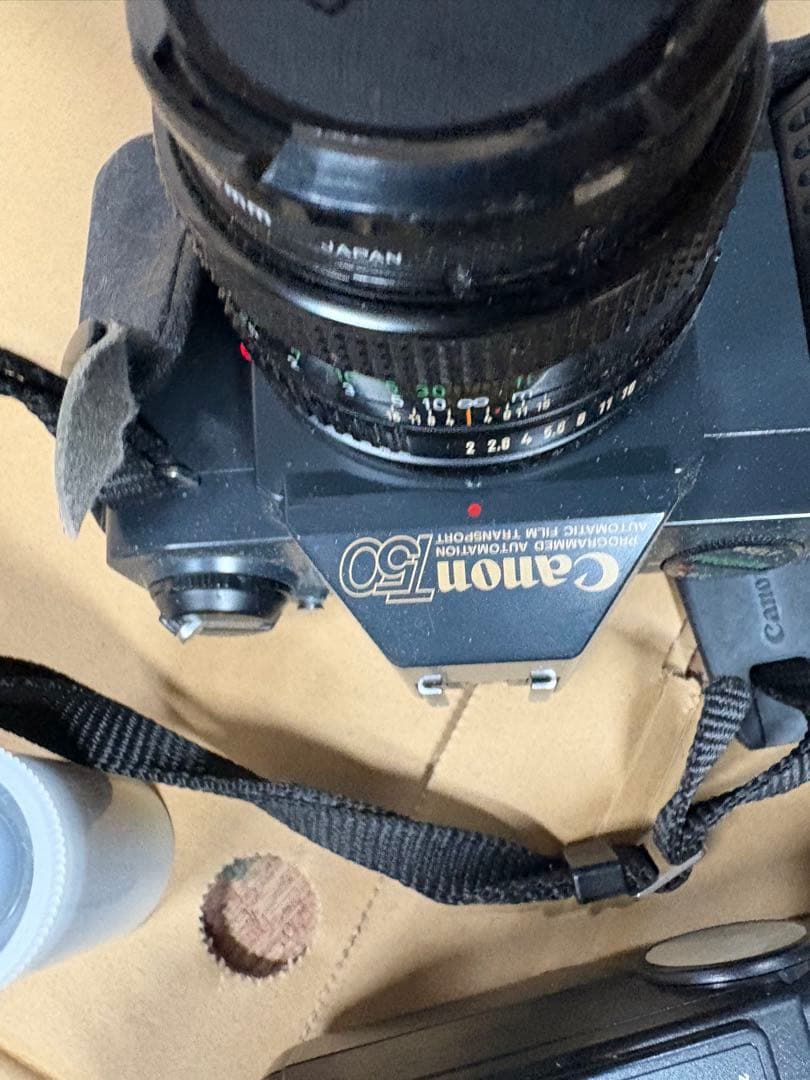 Canon T50 フィルム一眼レフカメラ レンズ フラッシュ ケース付き