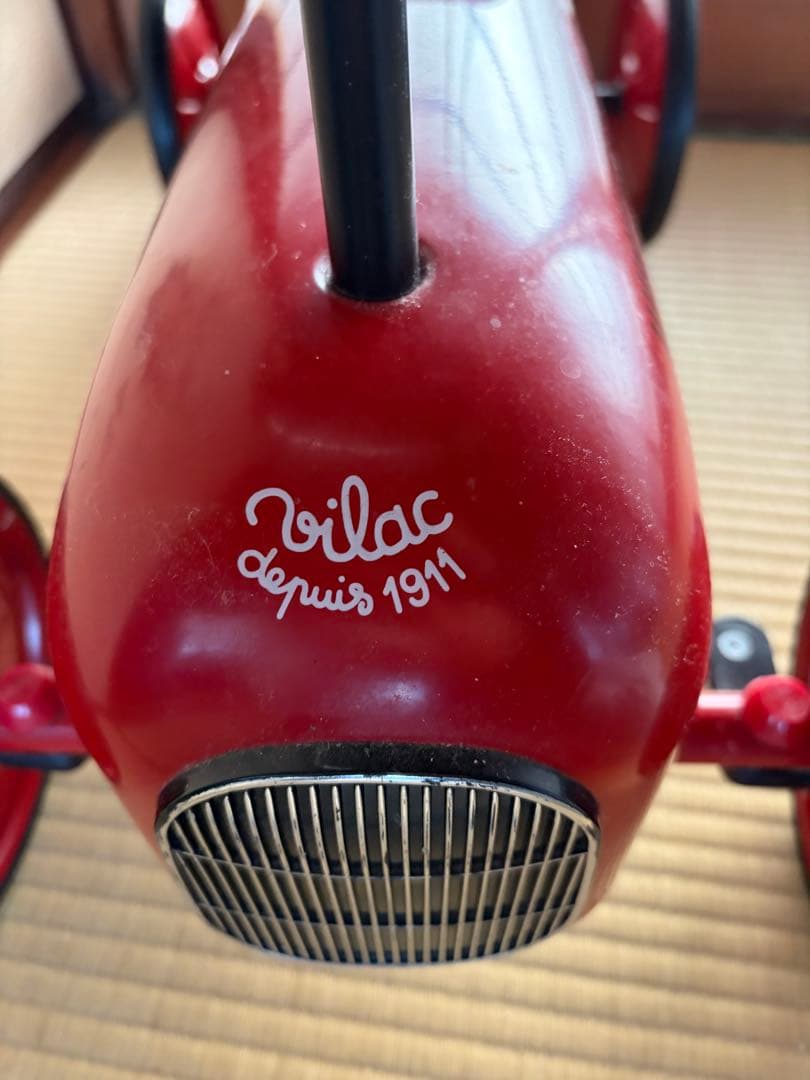 フランス製　希少　ヴィラック　VILAC レーシングカー　レッド　インテリアにも