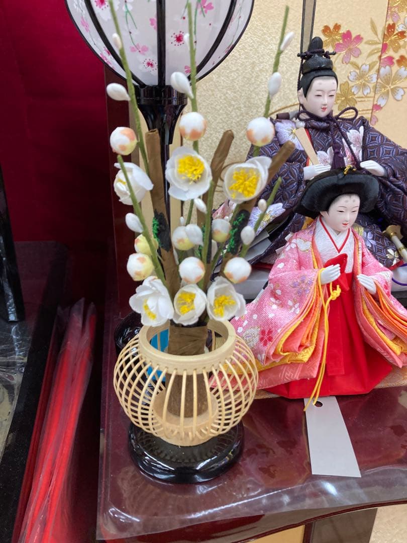 東京久月作　収納型2人飾り