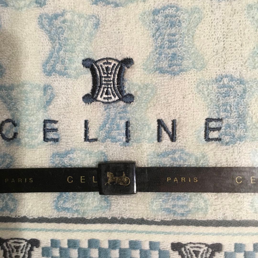 CELINE セリーヌバスタオル マカダム柄 63x 125センチ 西川産業 - メルカリ