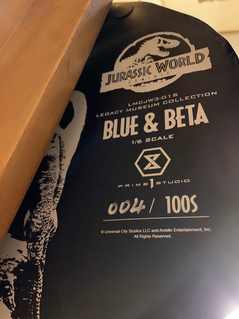 プライム1スタジオJurassic World Blue & Betaボーナス版