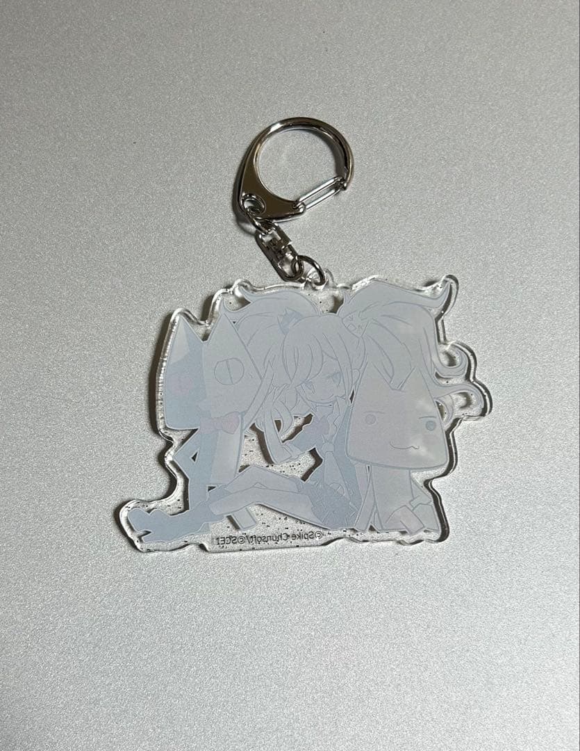 ダンガンロンパ どこでもいっしょ 江ノ島盾子 トロ クロ キラリックキーホルダー