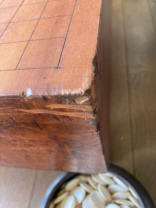 足つき碁盤、碁石セット