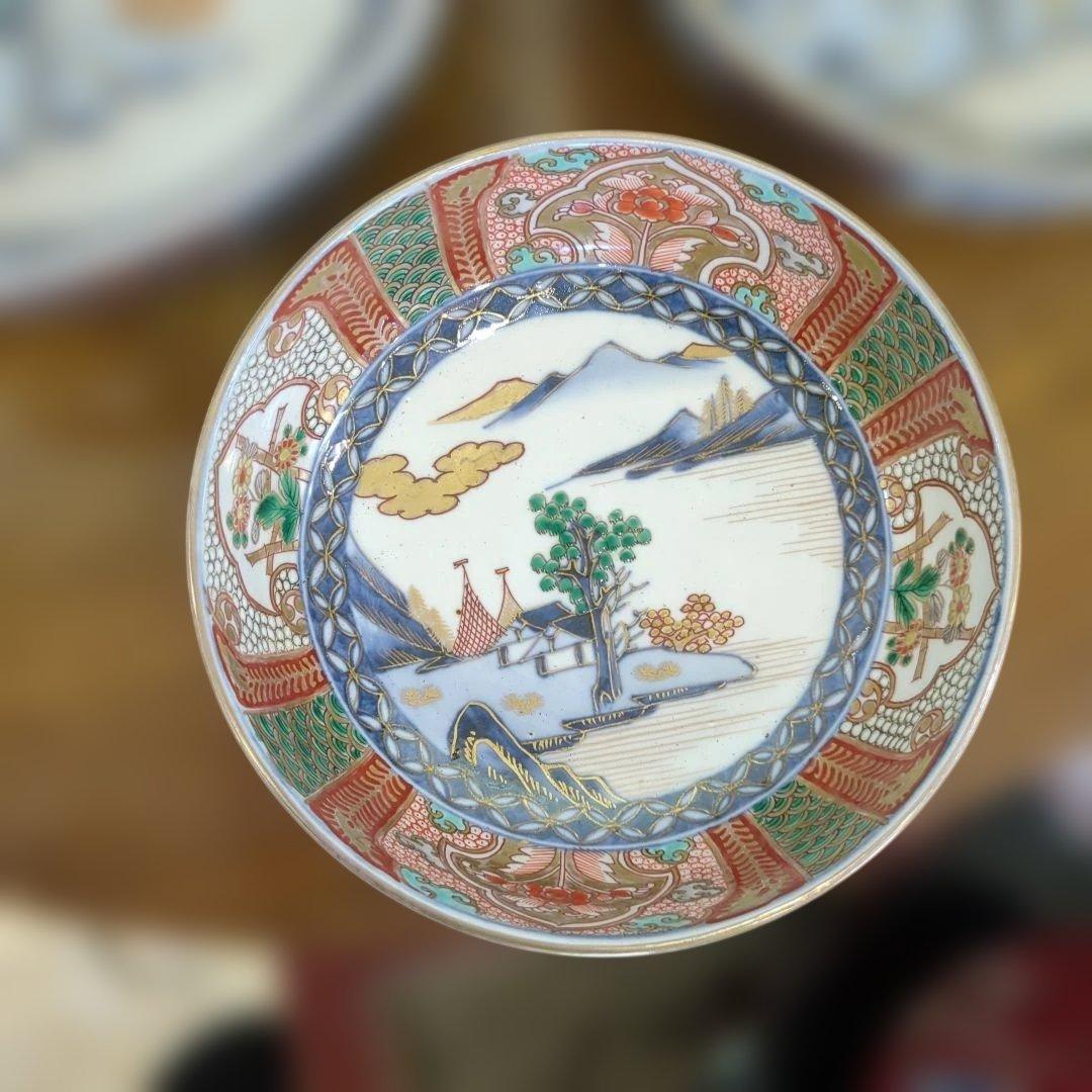 骨董 古伊万里 染錦 三っ丼 大中小 3つ 美品 鉢 器 錦出 - メルカリ