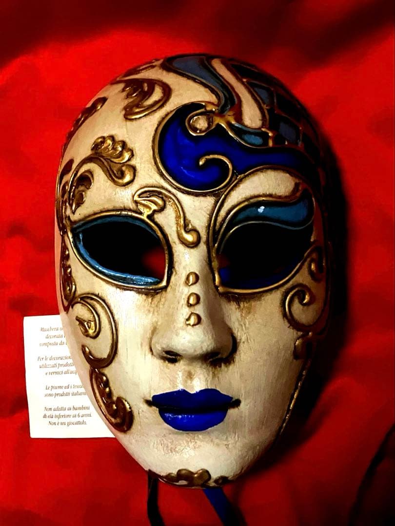 美しい高貴な ベネチアンマスク イタリア 仮面 マスケラ ベニス