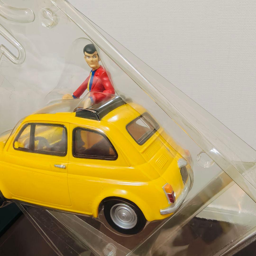 ルパン三世＆フィアット500☆峰不二子黒ライダースーツ＆赤バイクVer