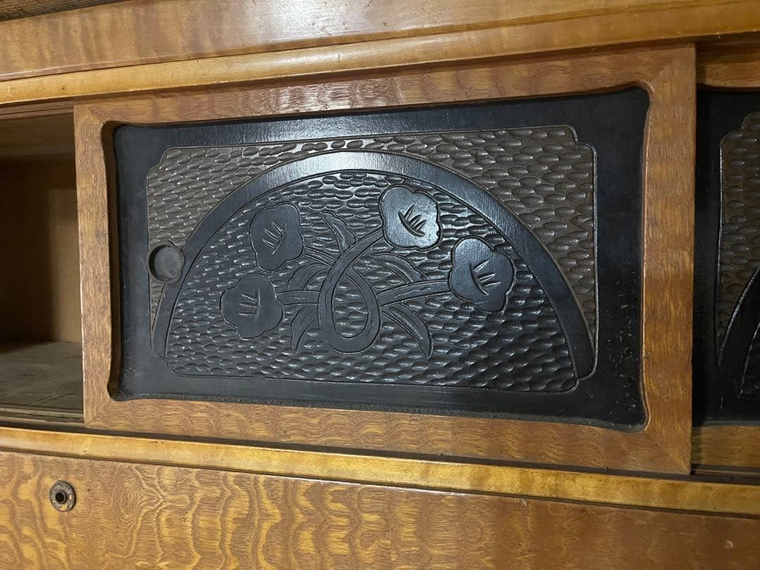 当時物| 和箪笥| 水屋箪笥| アンティーク| 大型 祖母の嫁入り