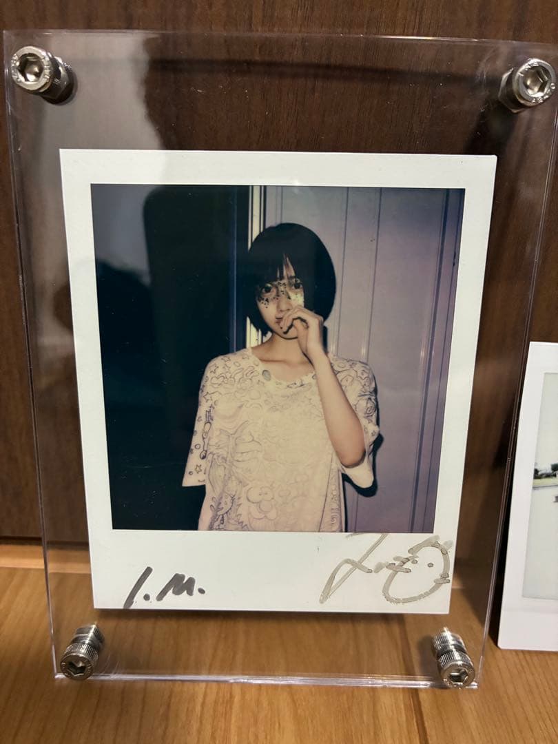 あのちゃん　直筆サイン入りポラロイド写真　チェキ　松岡一哲　pegasus