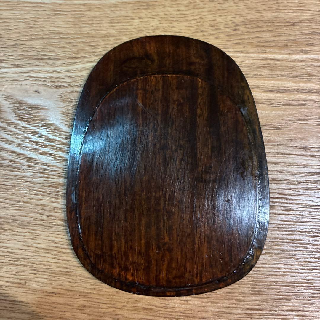 端溪 麻子坑 硯 羊 箱入り 蓋付き 習字 アンティーク レトロ ヴィンテージ