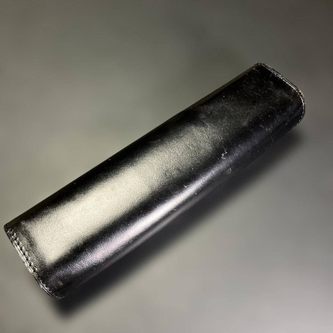 M250907★GANZO ガンゾ レザー ペンケースブラック
