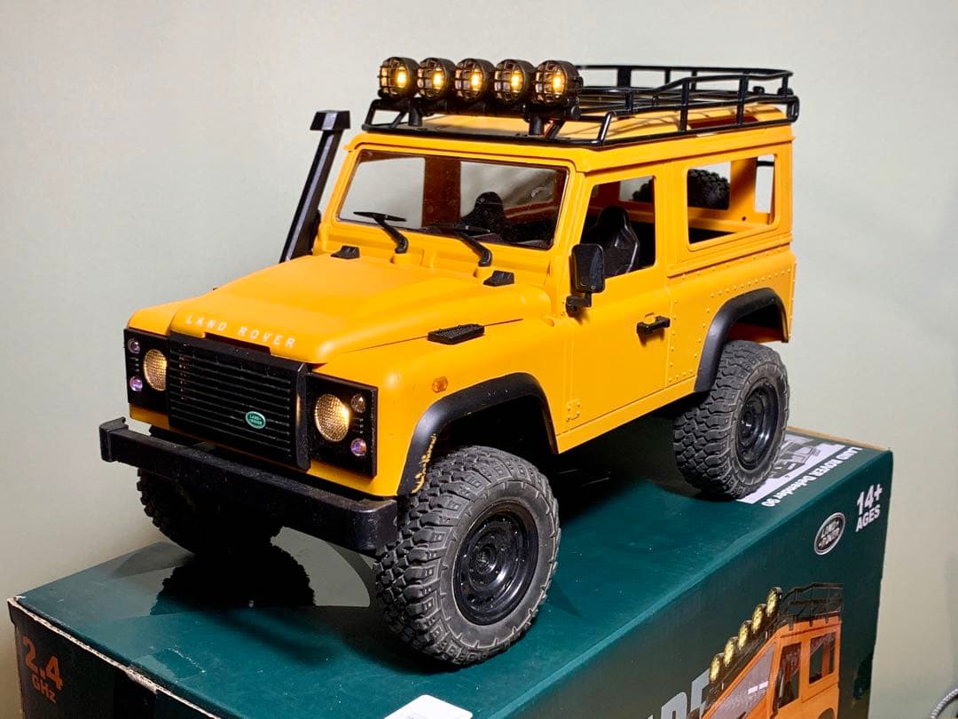 ペ*ル様 【技適】ディフェンダー90 1/12スケール RCカー イエロー